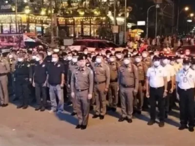 为保游客圣诞新年平安，芭提雅警方倾巢出动！