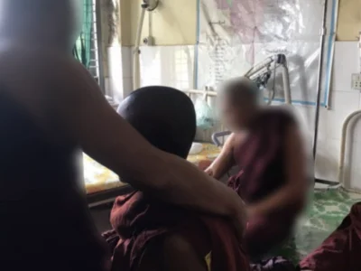 克伦邦武装冲突仍在持续，炮弹掉落爆炸于一寺庙内，造成一僧侣丧生，三名和尚及一儿童受伤