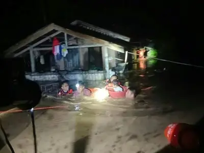 菲律宾持续降雨引发山洪，7死1失踪！