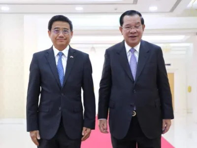 洪森总理会见泰国驻柬新任大使，讨论设立柬泰边境界碑！
