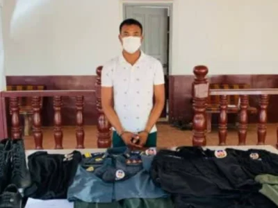 仿制国家宪兵制服和文件，柬埔寨一男子被捕！