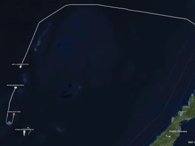 菲律宾海军军舰被4艘中国船只跟踪