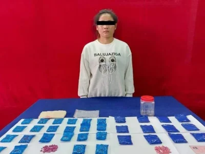 缅北木姐高木东街区一户人家藏毒品，28岁的女毒贩被抓捕