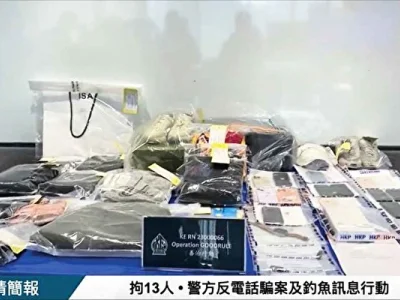 香港警方瓦解两诈骗集团 41宗案件涉及金额超过140万元 拘捕13人最小15岁