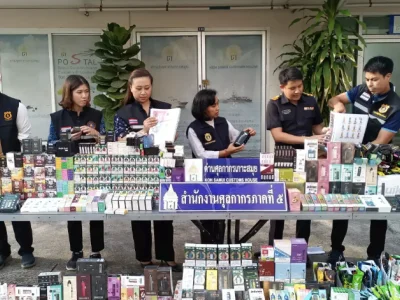 又毁一批！泰国苏梅岛海关没收价值超100万泰铢的电子烟及相关物品！