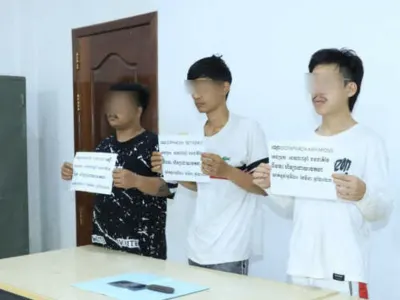 波贝：3名泰国人当街狂砍2中国人，被抓！