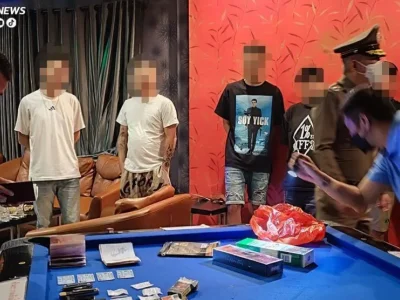 清迈酒店开毒趴！12名中国人及泰国人被捕！房间内有刀有枪….