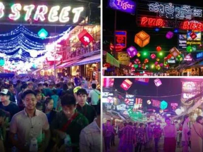 音乐响彻深夜，暹粒酒吧街扰民