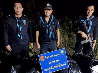 很“刑”！在老挝雇老挝人种大麻再卖到泰国，泰警查获价值2000万泰铢的干大麻