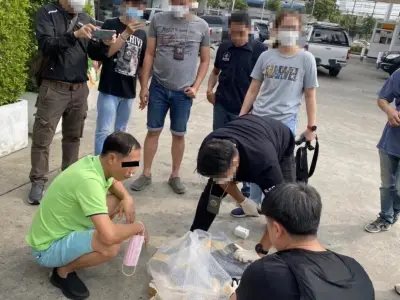 泰国警方联合多国警方联合缉毒，多国毒贩被捕……