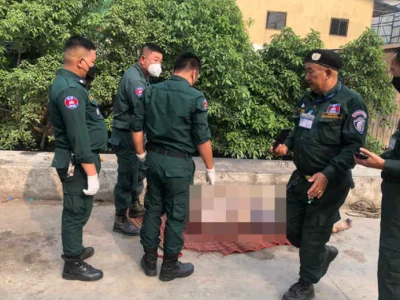 金边一名中国男子溺亡
