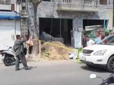 金边一男子坠亡，原因不详
