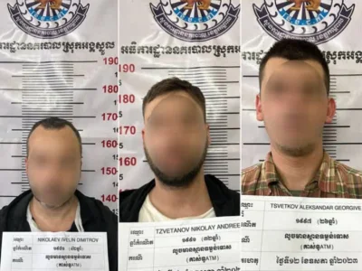 三名外国人试图撬提款机不成，第二次作案被捕！