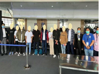 超千名电诈人员被捕后，20名缅甸人被遣返