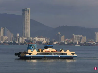 槟城新渡轮8月7日启航，公众可免费乘搭一个月