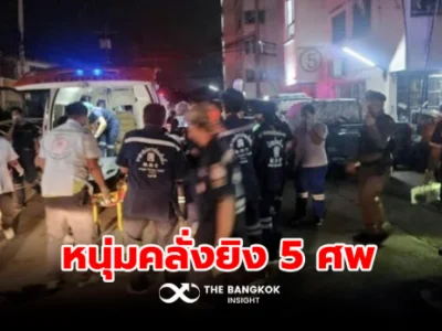 一疯子在曼谷市中心射杀4人后自杀