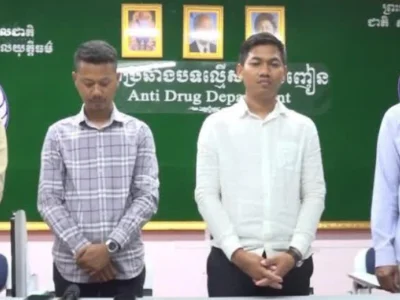 网上发布警方缉毒视频“打草惊蛇”，金边多名男子公开道歉！
