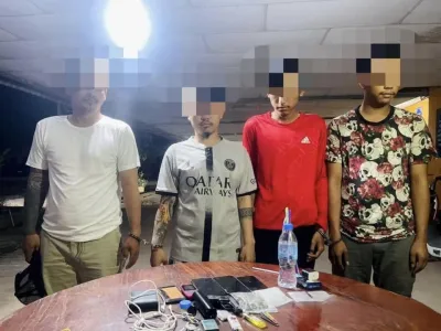 西港警方打击非法持枪和贩毒案件，逮捕4人！