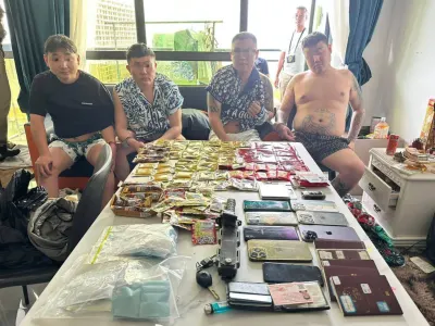 涉嫌贩毒，西港4名中国男子被捕