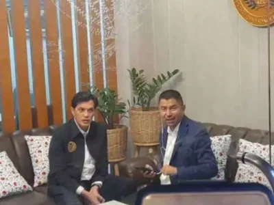 素拉切下属澄清:确与网赌头目米妮合影，但是对她并不熟！