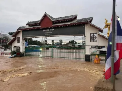 洪水袭击！柬泰边境口岸暂时封锁！