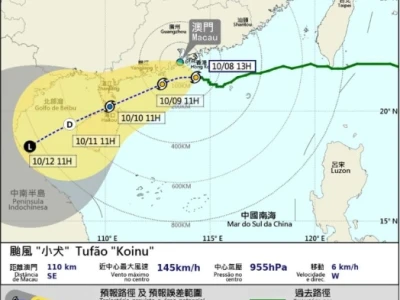 气象局下午4时半改发8号东北风球