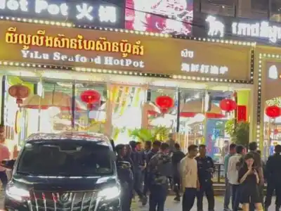 两伙中国人在金边火锅店打群架