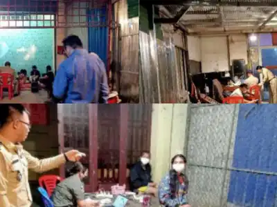 金边扫荡卖淫窝点，解救15名“小姐”