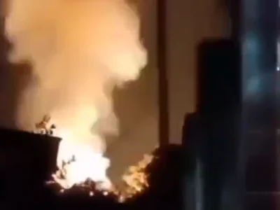 缅甸勐撒镇军方炮兵营弹药库发生爆炸起火燃烧，镇区民众被“吓惨”