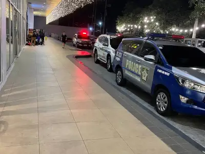 网友询问： 马卡提 jazz mall 超市门口停了三四辆警车，是发生什么事情了？